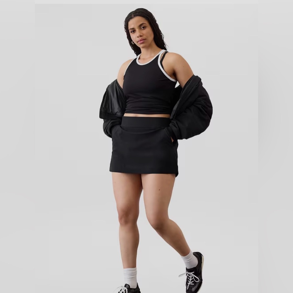 Athleta Soho Skort Size 2 Black ECU, Pickleball, Tennis Prep,